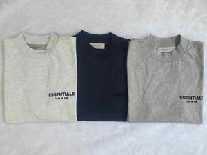 FEAR OF GOD Essentials Tee SS22 T-Shirt - 100% AUTHENTIC - All Sizes ( XXS-XXL) - Picture 1 of 13