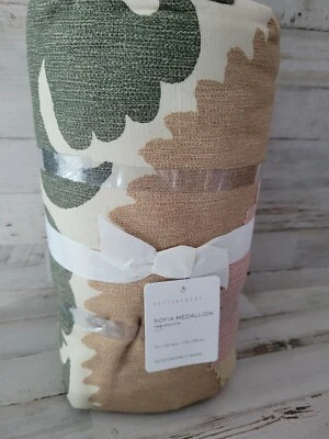 Pottery Barn Sofia Medallion Tablecloth 70" x 126 - Image 1 of 3