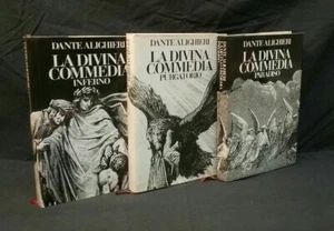 La Divina Commedia - Dante Alighieri - 3 volumi - Club degli Editori 1984 - Picture 1 of 8
