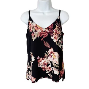 White House Black Market Damen Tank Top XS Wende Camisole Blumen & Gestreift - Bild 1 von 10