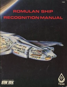 ROMULAN SHIP RECOGNITION MANUAL EMPIRE EXC+! 2303 Star Trek The RPG STTOS - Picture 1 of 3