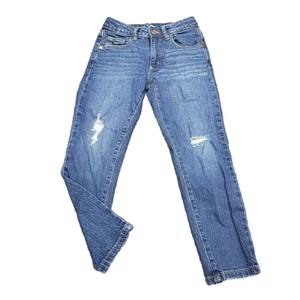 Art Class Girls Everyday Trendy Distressed Jeans with Pockets Size 7 Blue - Picture 1 of 10