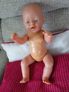 Vintage Zapf Creations Baby Born Doll No clothes 17" - Picture 1 of 5