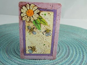 Playing Cards Daisy Flower with Bees Purple USA Trump Joker New Sealed Vintage - Picture 1 of 8