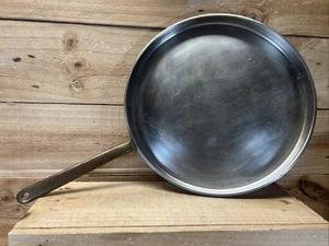 Professional chefs copper frying saute crepe pan CULINOX #80 SPRING Switzerland - Picture 1 of 8