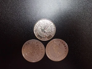 Pokemon Karte Meiji Promo Battle Coin Silver Moltres x3 SET #5981 PLAY - Bild 1 von 17