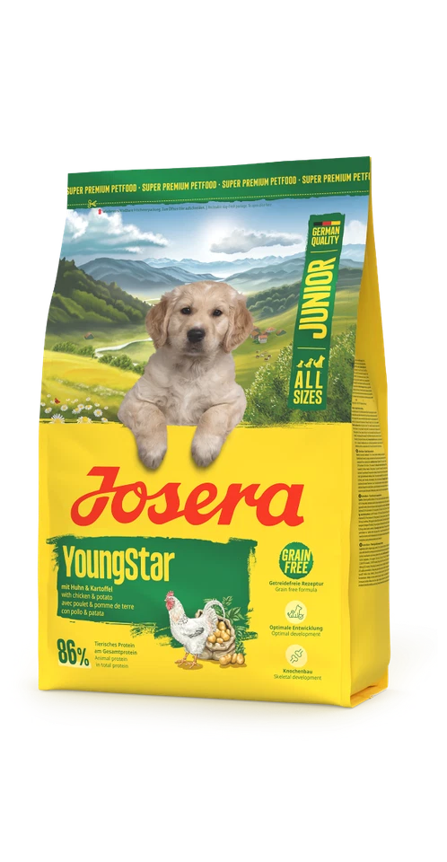 JOSERA YoungStar (3x3kg) | getreidefreies Welpenfutter - Bild 1 von 1