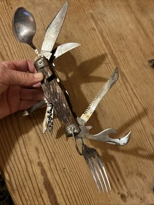 Antiguo cuchillo de utensilios militares de Japón ¡10 piezas! Sierra de hueso rústica antigua del ejército Foto 1 de 4