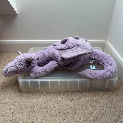Jellycat Lavender Dragon Huge - RARE - New w/ Tags - Free & Fast Shipping ✅🚚 - Image 1 of 4