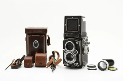 Câmera de Filme Rolleiflex 3.5B Tessar 75mm F3.5 TLR [quase em perfeito estado] Leia JAPÃO C686 - Imagem 1 de 4