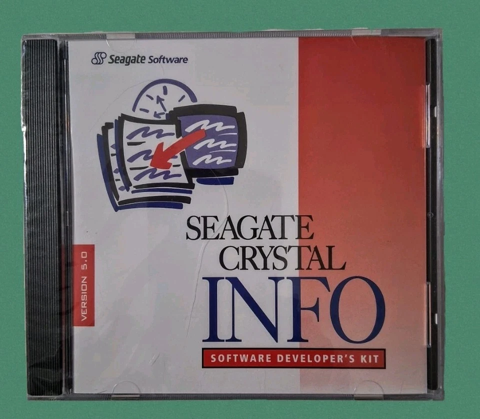 Seagate Crystal CD Rom 5.0 Software Developers Kit SDK 1997 New Sealed - Image 1 of 2