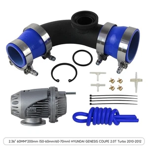 SQV Blow Off Valve BOV IV 4 Kit Turbo Pipe Kit For Hyundai Genesis Coupe 2.0T BL - Picture 1 of 9