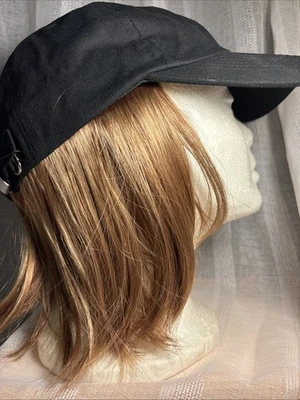 Peluca de mujer nueva con etiquetas detalles para el cabello 8225 corta #27AH realista cabello castaño gorra de béisbol Foto 1 de 4