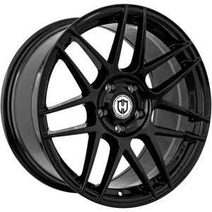 Curva Flow Forged CFF300 18x8.5 5x120 +35mm Gloss Black Wheel Rim 18" Inch - Picture 1 of 8