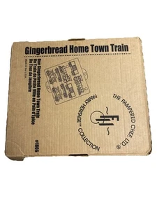 Pampered Chef Gingerbread Train Mold #1806 Stoneware Holiday Baking - Picture 1 of 5