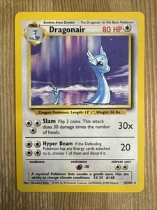 Dragonair - 18/102 - Pokemon Base Set Unlimited Rare Card WOTC NM - Picture 1 of 2