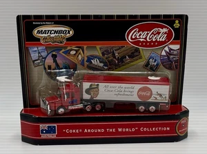 Matchbox Scania Cab Tractor Trailer Coca Cola Coke Around The World Australia - Picture 1 of 3