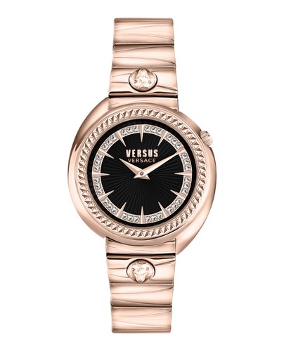 Orologio Moda Versus Versace Donna Tortona Cristallo Oro Rosa 38mm Braccialetto