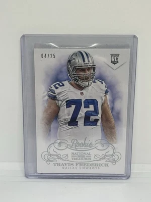 2013 Panini National Treasures - #198 Travis Frederick Silver /25 RC - Image 1 of 2