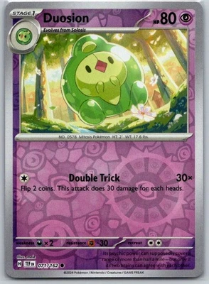 Duosion 071/162 Reverse Holo SV05: Temporal Forces NM - Image 1 of 2