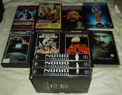 VHS Kassetten Sammlung Science Fiction Konvolut E.T. Der Ausserirdische etc 80er - Bild 1 von 4