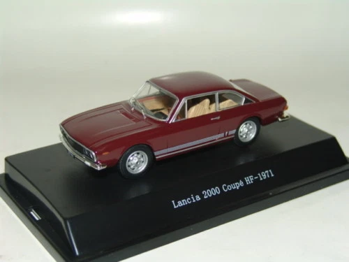 1 LANCIA 2000 COUPE HF 1971 RED AMARANTO 1:43 STARLINE - Immagine 1 di 1