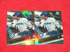 KYLE LEWIS MARINERS 2016 BOWMAN CHROME DRAFT SCOUT'S FANTASY IMPACT LOT (B-2863) - Picture 1 of 1