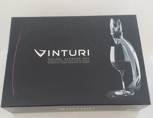 Vinturi Deluxe Essential Rotwein Belüfter und Dekanter Turm Set - Bild 1 von 4