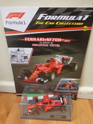1/43 F1 FORMULA 1 CAR COLLECTION - 2017 FERRARI SF70H SEBASTIAN VETTEL CAR #62 - Image 1 of 2