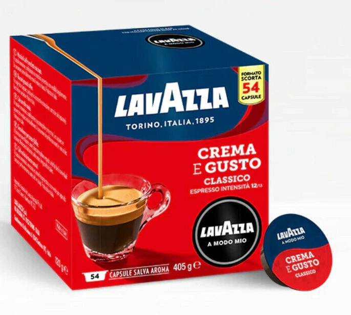 108 216 324 432 Cápsulas Café Lavazza Modo Mio Mix a Elegir Crema Intenso De 54 - Imagen 1 de 1