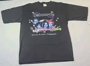 Vtg 2002 The Osbourne Family 'There Goes The **** Neighborhood!' Tee, L, 22x30" - Picture 1 of 16