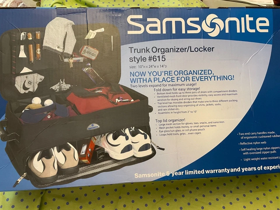 Samsonite Golf 14"x24"x4.5" Trunk Bag - Black