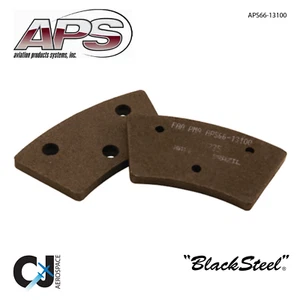 APS, Inc. APS66-13100 Blacksteel Aircraft Brake Semi-Metallic Lining x1 - Picture 1 of 7