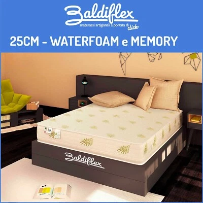 MATERASSO MATRIMONIALE 160X200 H25 CM 9 ZONE DIFFERENZIATE MEMORY FOAM DUCK - Immagine 1 di 4