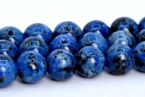 8 mm Ozeanblau Jade Perlen Rund Edelstein Lose Perlen - Bild 1 von 4