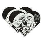 Scary Clown I Like You Kill You Last Heart Faux Leather Bookmark Set