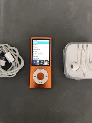 Apple iPod nano 5-го поколения оранжевый (16 GB) новый аккумулятор новый ЖК-дисплей  - Изображение 1 из 4