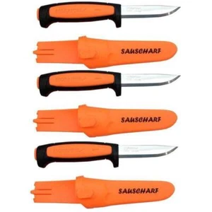 Cuchillo Morakniv Basic 546 Sauscharf | made in Sweden | paquete de tres | 3 piezas - Imagen 1 de 1