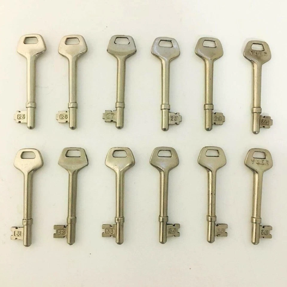 Pre-Cut Mortice Keys To Suit YALE M246 2 Lever Mortice Locks -Numbered -25 To 36 - Image 1 of 1