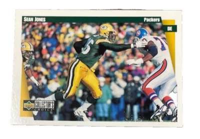 1997 UPPER DECK COLLECTOR'S CHOICE CARD # 225 Sean Jones -Green Bay Packers - Image 1 of 2
