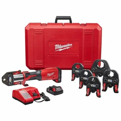 Herramienta de prensa Milwaukee Tool 2922-22 M18 Force Logic con kit de una tecla con 1/2 pulg. Foto 1 de 4