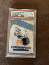 justin herbert panini turning pro jersey card