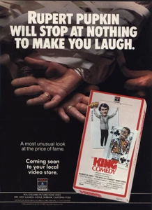 1983 King of Comedy Promo: Rupert Pupkin Vintage Print Ad - Picture 1 of 1