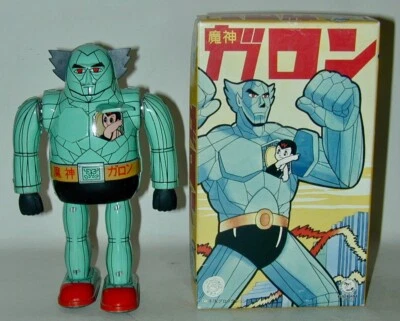 Majin Garon Litografía Estaño Cuerda Osaka Tin Toy Institute En Caja Original 1989 Japón Foto 1 de 4