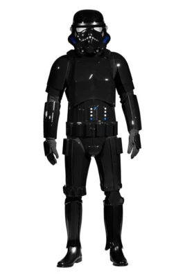 Shadowtrooper Costume Strapped with Soft Parts, Neck Seal, Bodysuit + Gloves - Image 1 of 4
