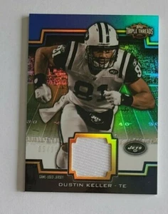 2011 Topps Triple Threads Dustin Keller New York Jets Purdue 15/36 - Jersey - Picture 1 of 1