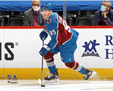 Andre Burakovsky Colorado Avalanche Unsigned Burgundy Jersey Cover