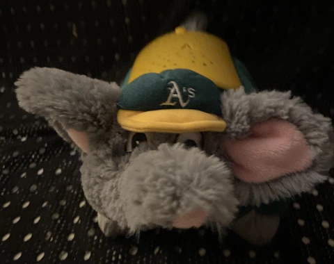 Oakland Athletics Elephant "Stomper" Pillow Pet Dream Lites Official MLB Plush Cover