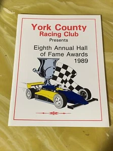 Vintage York County Racing Club Hall of Fame Awards Programs 1989 - Imagen 1 de 2