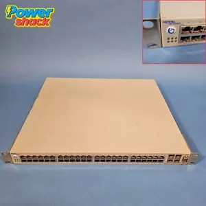 Nortel Networks Baystack 5520-48T-PWR 48-Port 4x SFP PoE Ethernet Switch + Ears - Picture 1 of 13